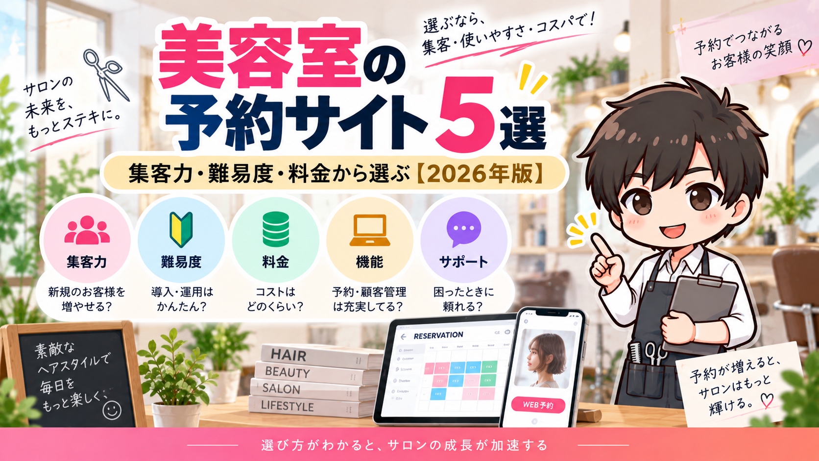 美容室の予約サイト