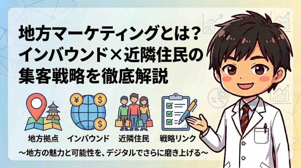 地方マーケティングとは？インバウンド×近隣住民の集客戦略を徹底解説