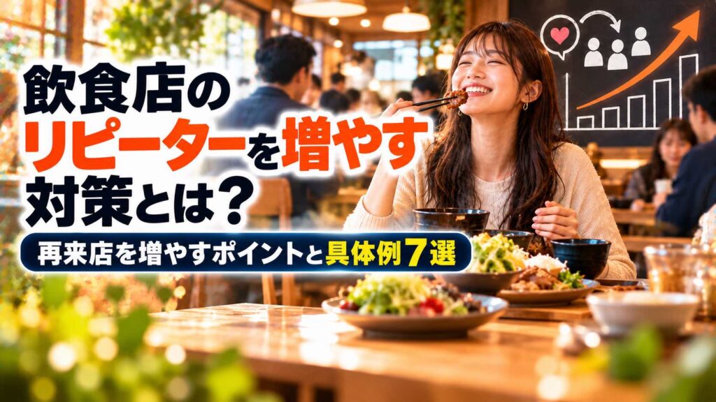 飲食店のリピーターを増やす方法