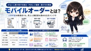 モバイルオーダーとは？少ない人数で回す仕組み・POSレジ連携・選び方を解説