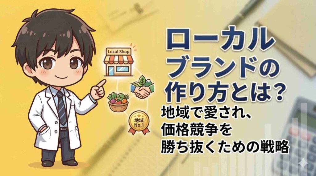 ローカルブランドの作り方とは？地域で愛され、価格競争を勝ち抜くための戦略