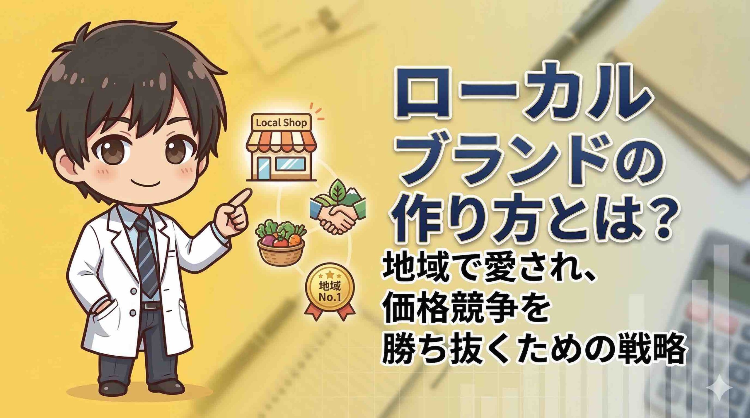 ローカルブランドの作り方とは？地域で愛され、価格競争を勝ち抜くための戦略