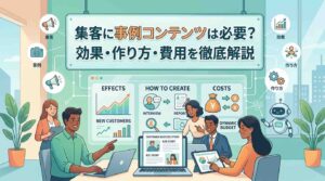 集客に事例コンテンツは必要？効果・作り方・費用を徹底解説