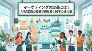マーケティングの定義とは？AMA定義の変遷で読み解く90年の進化史