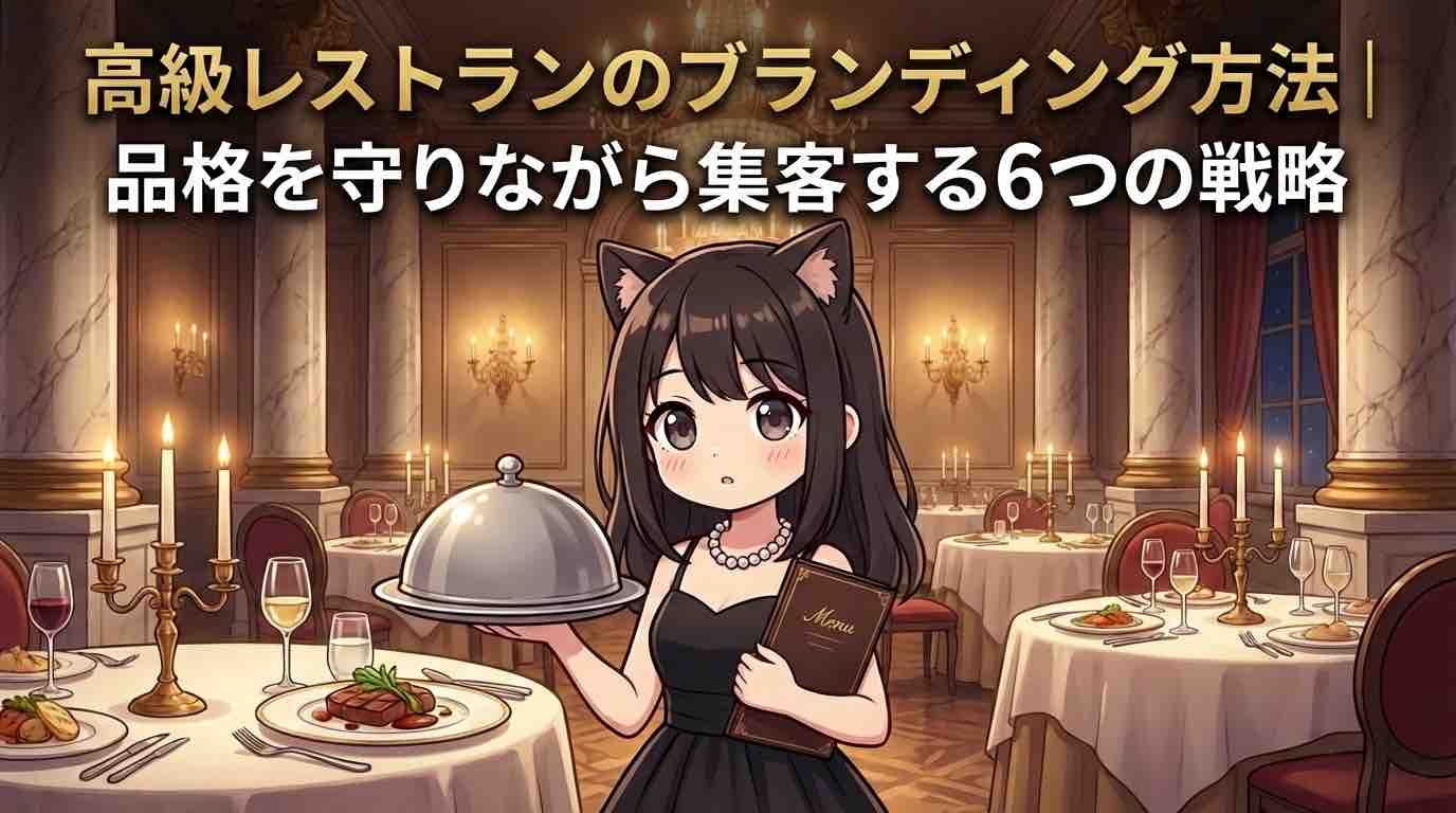 高級レストランのブランディング方法｜品格を守りながら集客する6つの戦略
