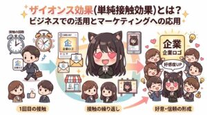 ザイオンス効果（単純接触効果）とは？ビジネスでの活用とマーケティングへの応用