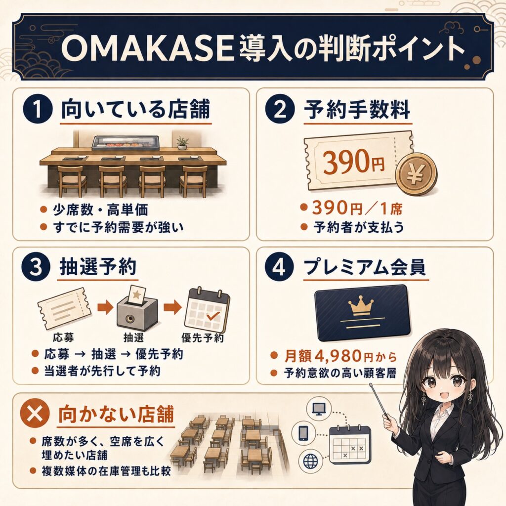 OMAKASEの概要