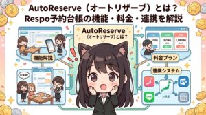 AutoReserve（オートリザーブ）とは？Respo予約台帳の機能・料金・連携を解説
