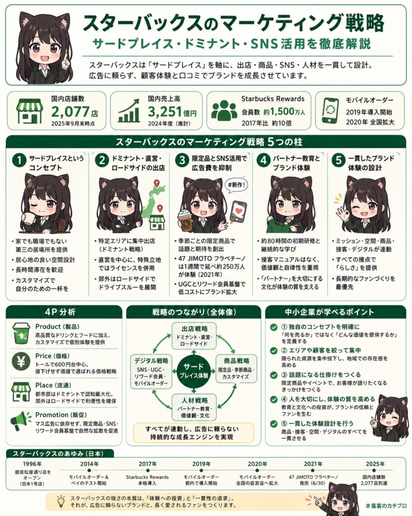 スターバックスのマーケティング戦略