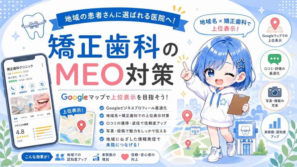 矯正歯科のMEO対策