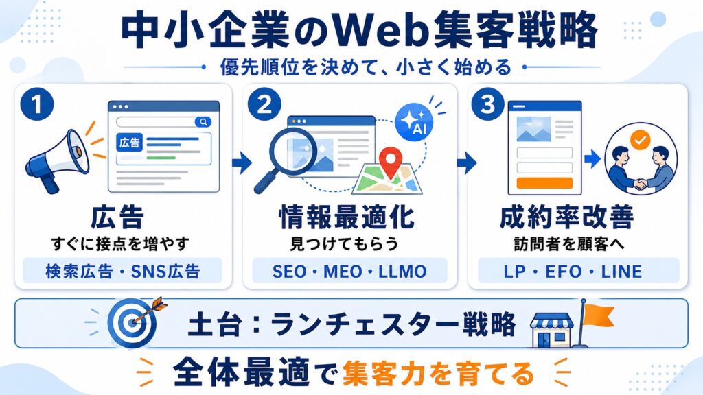 中小企業のウェブ集客戦略