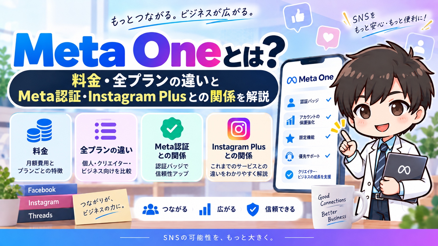 Meta Oneとは？料金・全9プラン・旧プランMeta認証との違いを比較