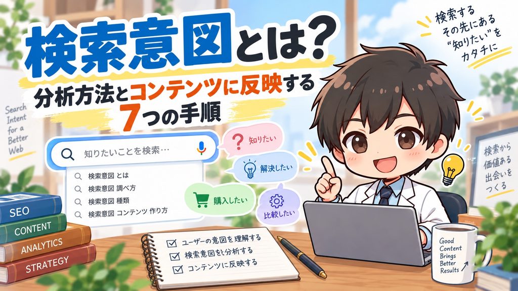 検索意図とは？分析方法とコンテンツに反映する7つの手順
