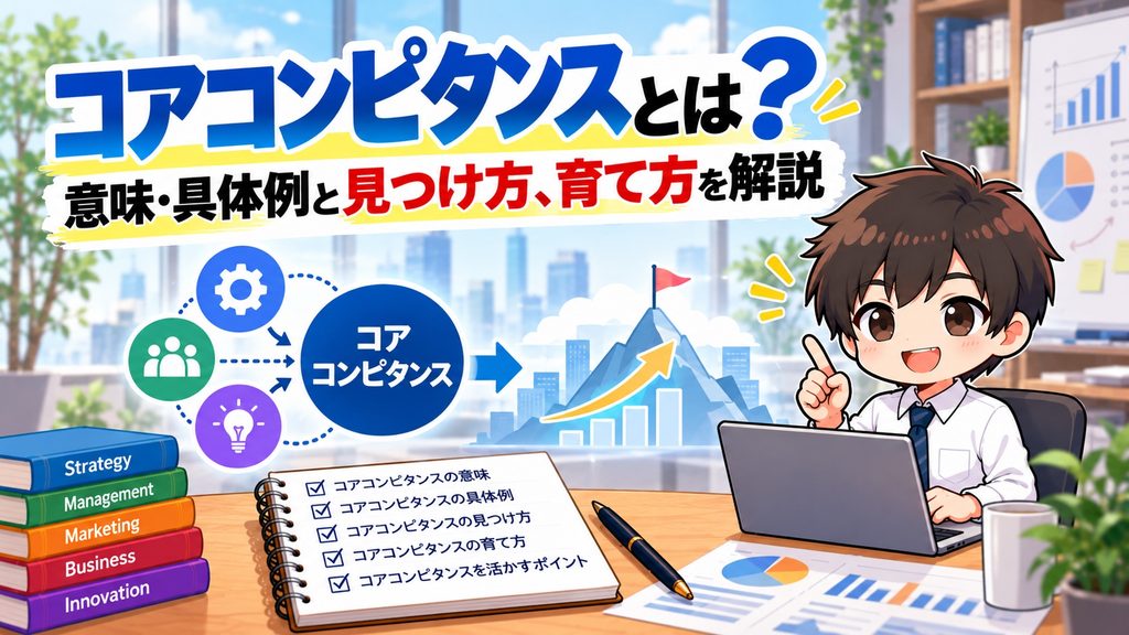 コアコンピタンスとは？意味・具体例と見つけ方、育て方を解説